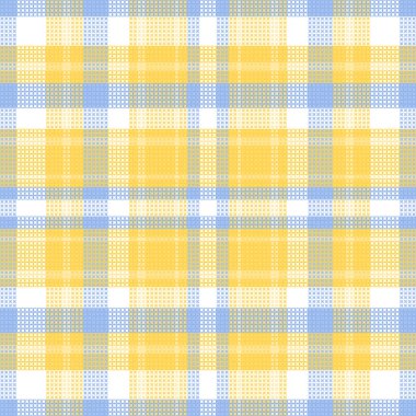 Tartan Plaid With Summer Color Pattern. Vector illustration.