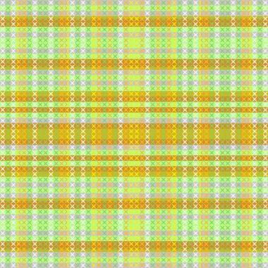 Tartan Plaid With Summer Color Pattern. Vector illustration.