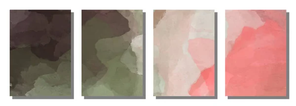 Abstract Watercolor Brush Background Vector Illustration Background — Stok Vektör
