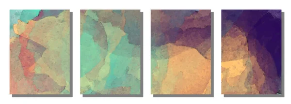 Abstrakte Aquarell Pinsel Hintergrund Hintergrund Der Vektorillustration — Stockvektor