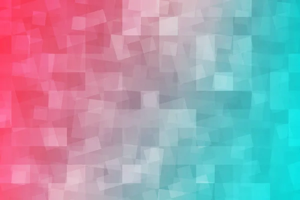Abstrakter Roter Und Blauer Farbverlauf Quadratischer Hintergrund Vektorillustration — Stockvektor