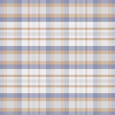 Eski renk desenli Tartan Ekoseli. Vektör illüstrasyonu.