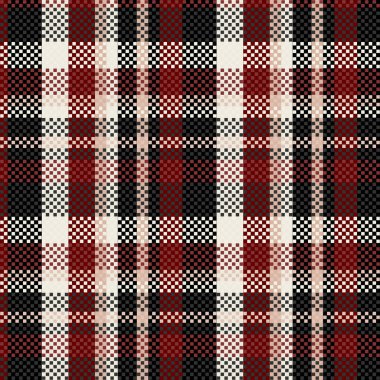 Tartan or plaid halloween color pattern. Vector illustration.