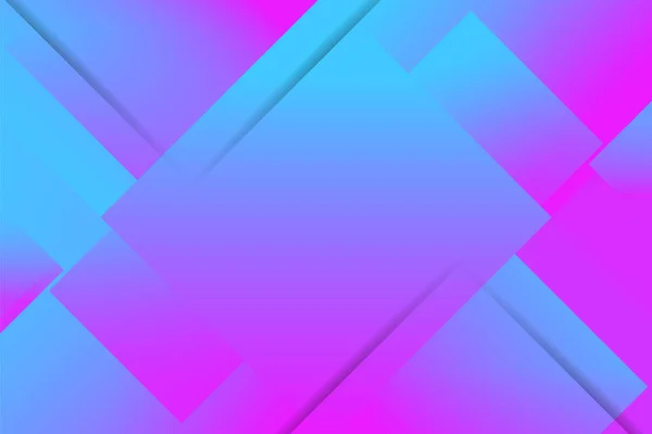 Verlaufsrechtecke Hintergrund Blaue Und Rosa Farbe Vektorillustration — Stockvektor