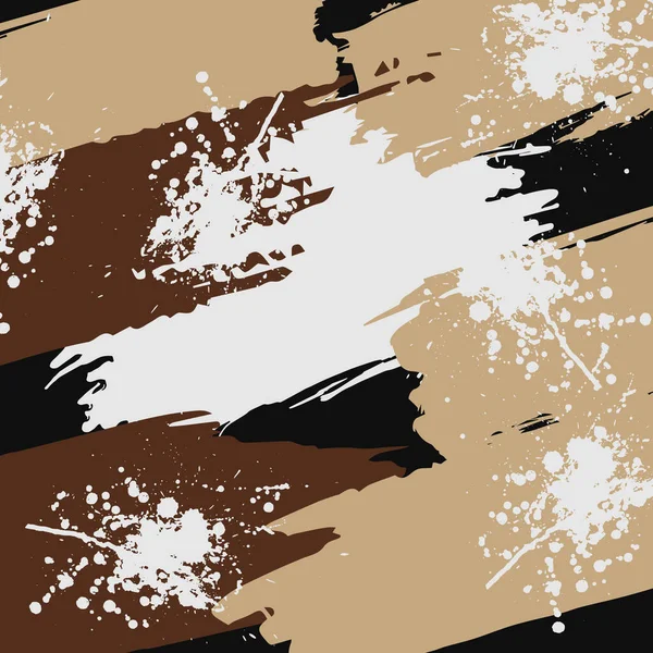 Abstrakte Bunte Pinsel Hintergrund Abstrakter Hintergrund Vektorillustration — Stockvektor