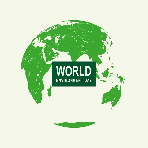 Fondo Della Giornata Mondiale Dell Ambiente Conservation International Illustrazione Vettoriale — Vettoriale Stock