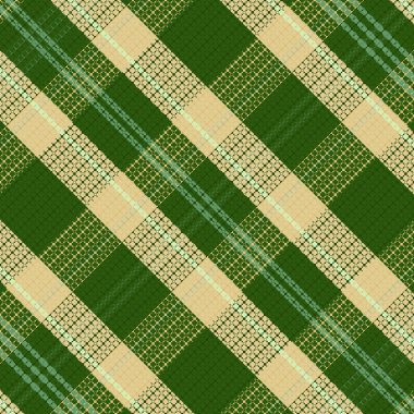 Tartan Ekose desenli. Ekoseyi kontrol et. Vektör İllüstrasyonu.