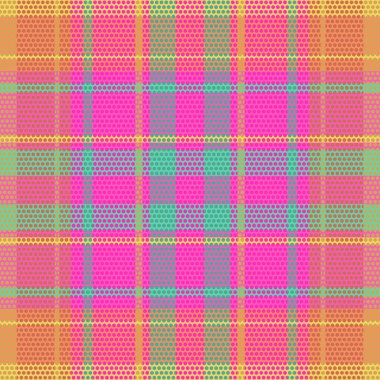 Tartan Ekose desenli. Ekoseyi kontrol et. Vektör İllüstrasyonu.