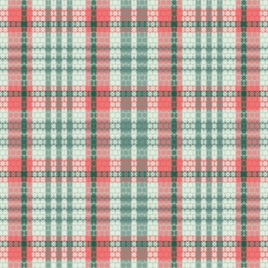 Tartan Ekose desenli. Ekoseyi kontrol et. Vektör İllüstrasyonu.