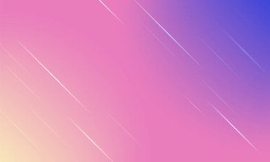 Mor arkaplanda gradyan mavi ve pembe ışık çizgileri. Vektör illüstrasyonu.