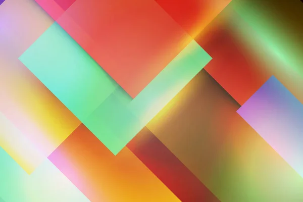 Fond Géométrique Dégradé Coloré Rayures Géométriques Illustration Vectorielle — Image vectorielle