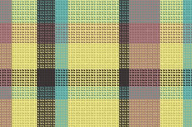 Tartan Ekose desenli. Ekoseyi kontrol et. Vektör İllüstrasyonu.