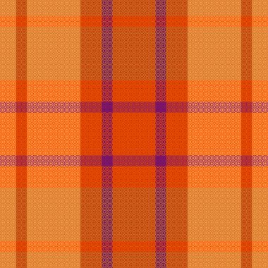 Tartan Ekose desenli. Ekoseyi kontrol et. Vektör İllüstrasyonu.