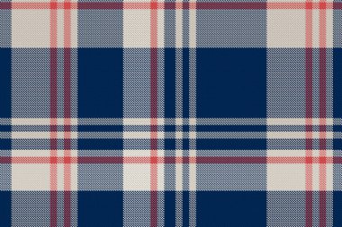 Tartan Ekose desenli. Ekoseyi kontrol et. Vektör İllüstrasyonu.