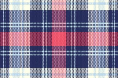 Tartan Ekose desenli. Ekoseyi kontrol et. Vektör İllüstrasyonu.