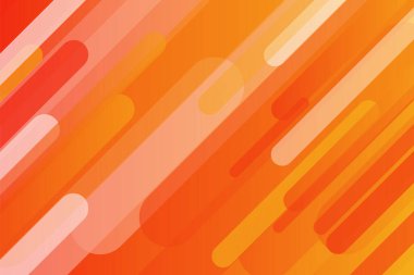 Turuncu eğimli arka plan. Çapraz yuvarlak şekil. Vektör illüstrasyonu.