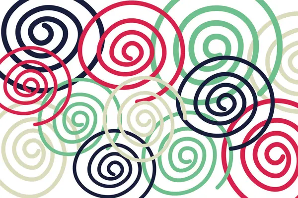 Líneas Espirales Fondo Fondo Abstracto Ilustración Vectorial — Archivo Imágenes Vectoriales