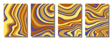 Soyut psikedelik moda set arkaplanı. Vektör illüstrasyonu. Soyut psikedelik moda set arkaplanı. Vektör illüstrasyonu.