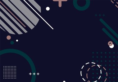 Geometrik arkaplan. Soyut düz zemin. Vektör illüstrasyonu.