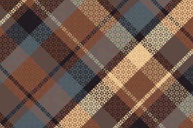 Tartan Ekose desenli. Ekoseyi kontrol et. Vektör İllüstrasyonu.