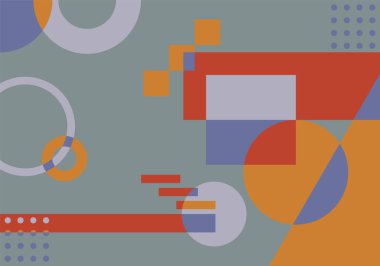 Geometrik arkaplan. Soyut renk arkaplanı. Vektör illüstrasyonu.