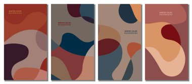 Soyut dalgalı set arka planı. Kış renginde dizayn. Vektör illüstrasyon tasarımı.