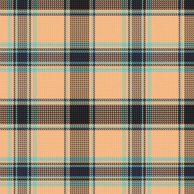 Tartan veya ekoseli retro renk deseni. Vektör illüstrasyon tasarımı.