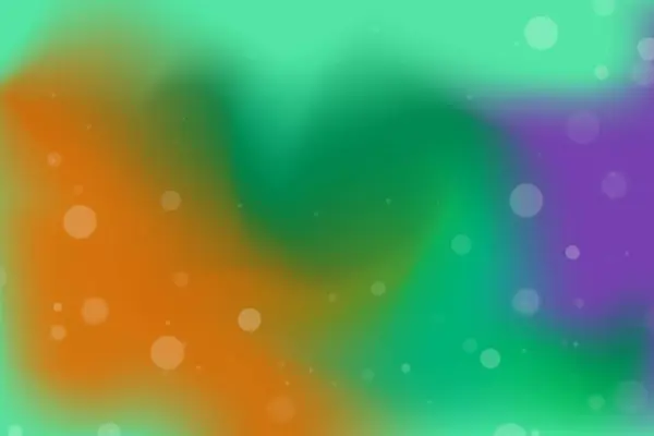 ぼやけた点の背景を持つ抽象的なグラデーションの色 ベクターイラスト — ストックベクタ