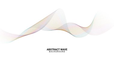 Gradyan çizgileri dijital eşitleyici arka planı. Vektör çizimi. Soyut arkaplan.