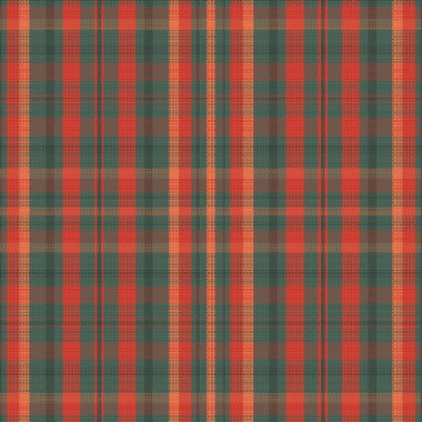Tartan ya da ekose renkli desen. Vektör illüstrasyonu.