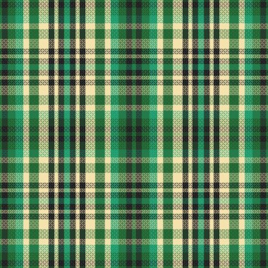 Tartan or plaid night color pattern. Vector illustration.