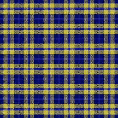 Tartan desenli, desenli ve yaz renginde. Vektör illüstrasyonu.