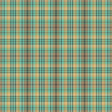 Tartan desenli, desenli ve yaz renginde. Vektör illüstrasyonu.