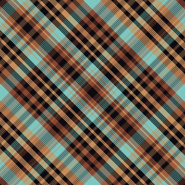Tartan desenli, desenli ve yaz renginde. Vektör illüstrasyonu.