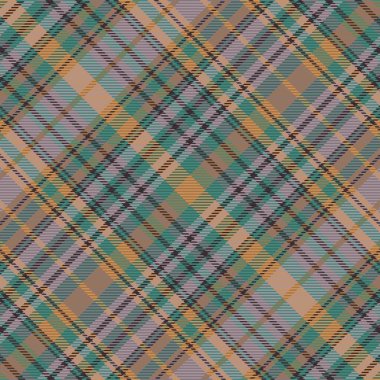 Tartan plaid pattern with texture. Vector illustration.