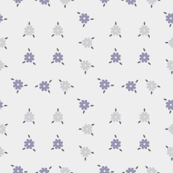 Motif Floral Dessiné Main Illustration Vectorielle — Image vectorielle