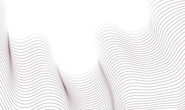 Basit mor dalgalı çizgiler. Tasarımının yeni yolu.