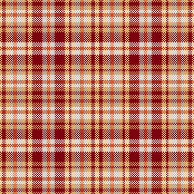 Tartan plaid pattern with texture. Vector illustration.