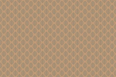 Kusursuz bir arka planda süslemeli yaprak çizgisi. En iyi tasarım.