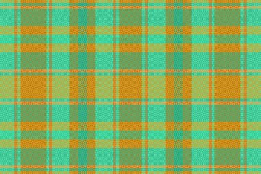 Tartan desenli, desenli ve kahve renkli. Vektör illüstrasyonu.