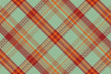 Tartan plaid pattern with texture. Vector illustration.