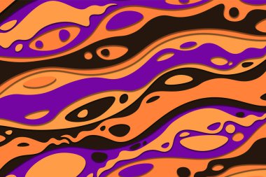 3D soyut psikedelik moda arka plan. Vektör illüstrasyonu.