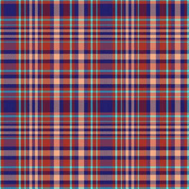 Tartan desenli ve desenli. Vektör illüstrasyonu.