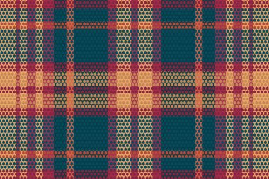 Tartan desenli ve desenli. Vektör illüstrasyonu.