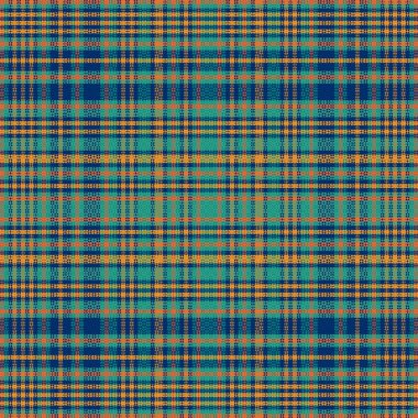 Tartan plaid pattern with texture. Vector illustration.