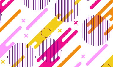 Düz renkli yuvarlak şekilli arka plan. Soyut arkaplan. Vektör illüstrasyonu.