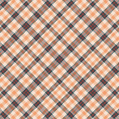 Tartan plaid pattern with texture. Vector illustration.