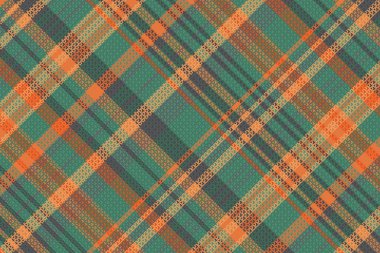 Tartan plaid pattern with texture. Vector illustration.