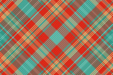 Tartan desenli ve desenli. Vektör illüstrasyonu.