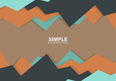 Minimalist soyut arkaplan afişi. Vektör illüstrasyonu.